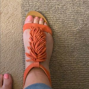 Sole Society Fringe Sandals